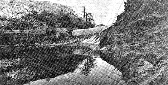 Le barrage de Saint-Sauves d'Auvergne