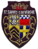 Blason de la commune de Saint-Sauves d'Auvergne