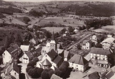 Vue aérienne du bourg