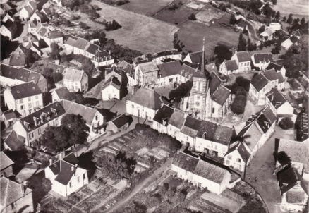 Vue aérienne du bourg