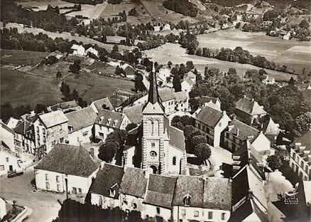 Vue aérienne du bourg