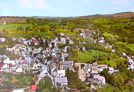 Vue aérienne du bourg