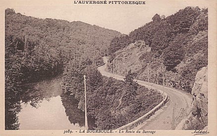La route du barrage