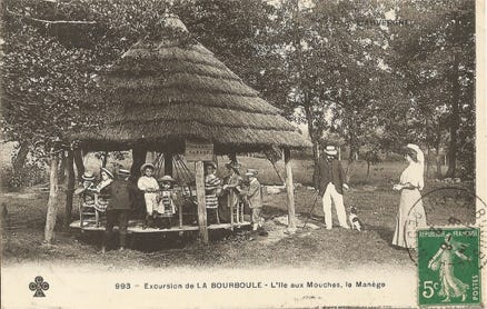 L'île aux mouches - le manège 