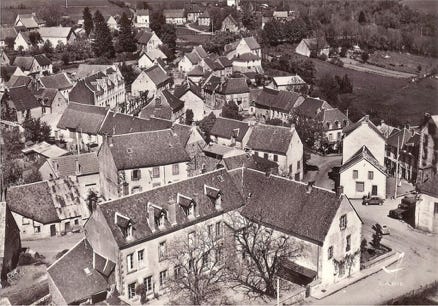 Vue aérienne du bourg