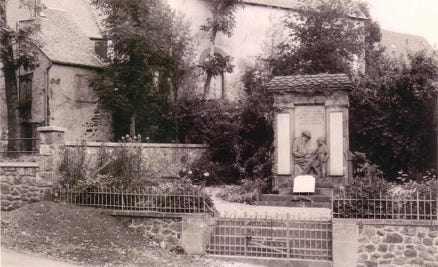 Vue du monument aux morts
