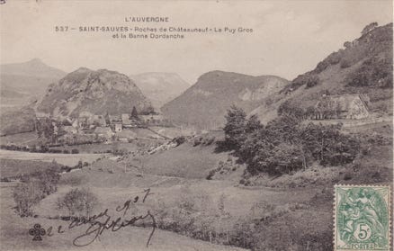 Roches de Châteauneuf le Puy Gros et la Banne d'Ordanche