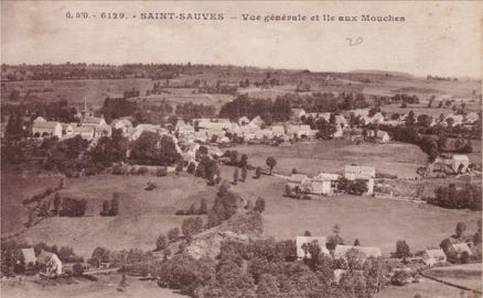 Vue générale et île aux mouches 