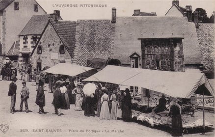 Place du portique - le marché