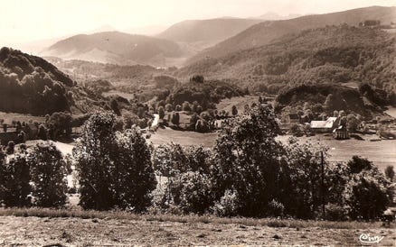 Vue sur la vallée de la Dordogne