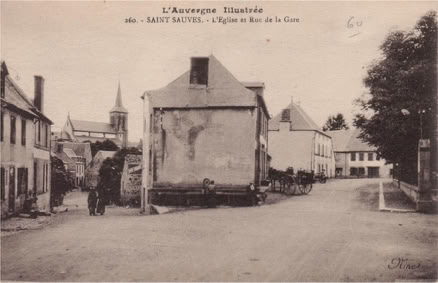 L'église et rue de la gare