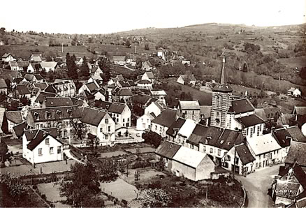 Vue aérienne du bourg