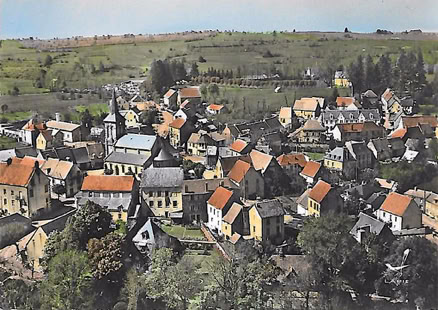 Vue aérienne du bourg