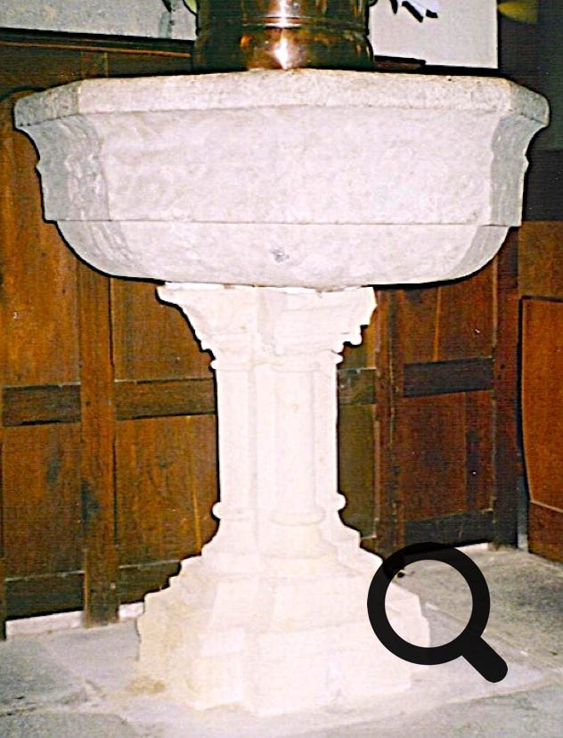 fonts baptismau, église