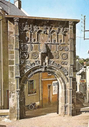 Vue du portique