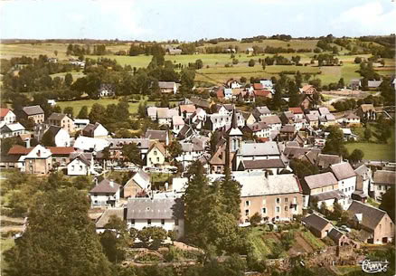 Vue aérienne du bourg