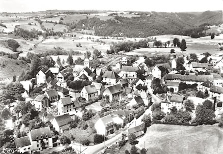 Vue aérienne du bourg