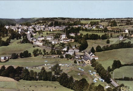 Vue aérienne du bourg