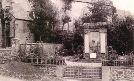 Vue du monument aux morts